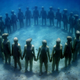 Illustration for article titled The Astonishing Treasures of Underwater Art Galleries